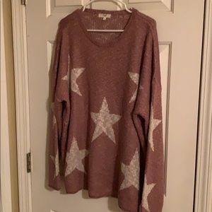 Easel star tunic sweater